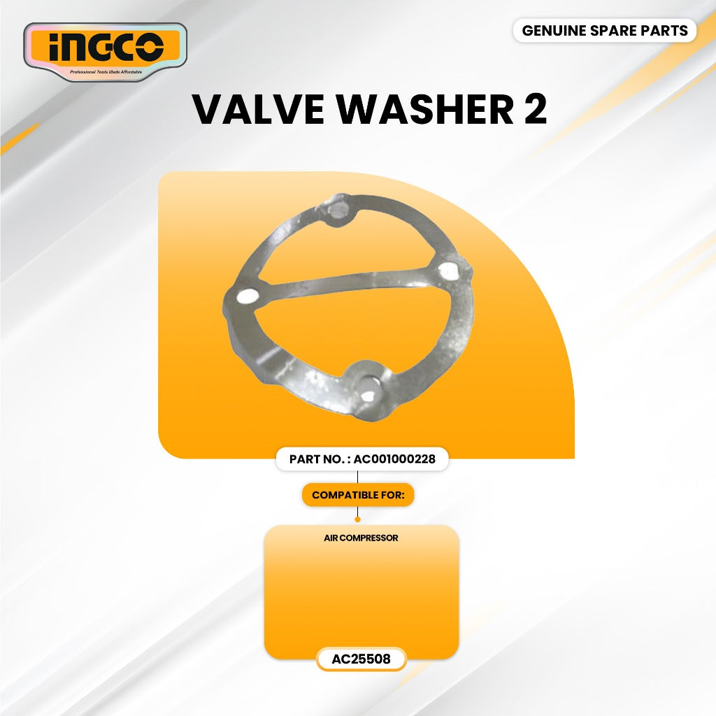 INGCO AC001000228 Valve Washer 2 for AC25508 Air Compressor 1.8kW (2.5HP) ING-SP