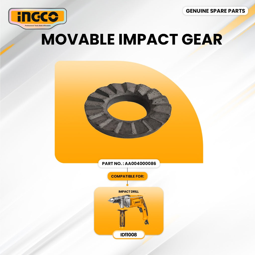 INGCO AA004000086 Movable impact gear for ID11008 Impact Drill 1100W 13mm ING-SP