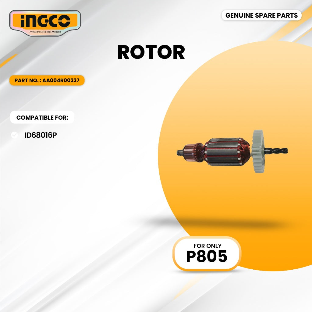 INGCO AA004R00237 Rotor for ID68016P Impact Drill 680W ING-SP