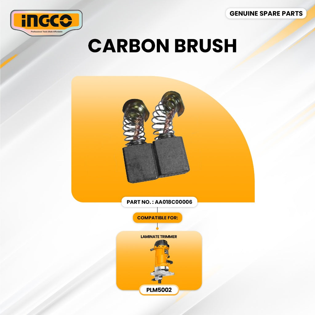 INGCO AA018C00006 Carbon Brush for PLM5002 Laminate Trimmer ING-SP