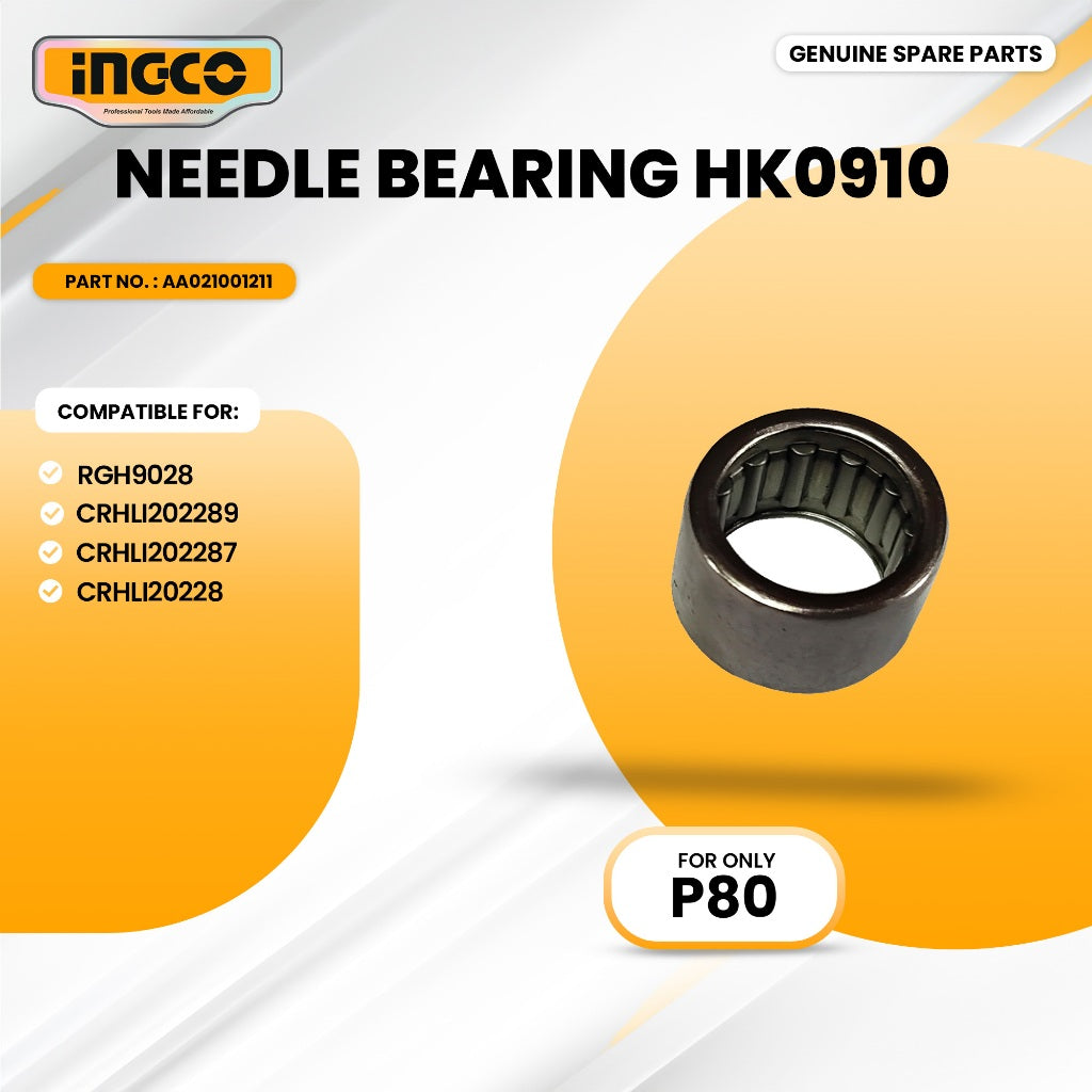 INGCO AA021001211 LI-ION Rotary Hammer Needle BearingHK0910 ING-SP