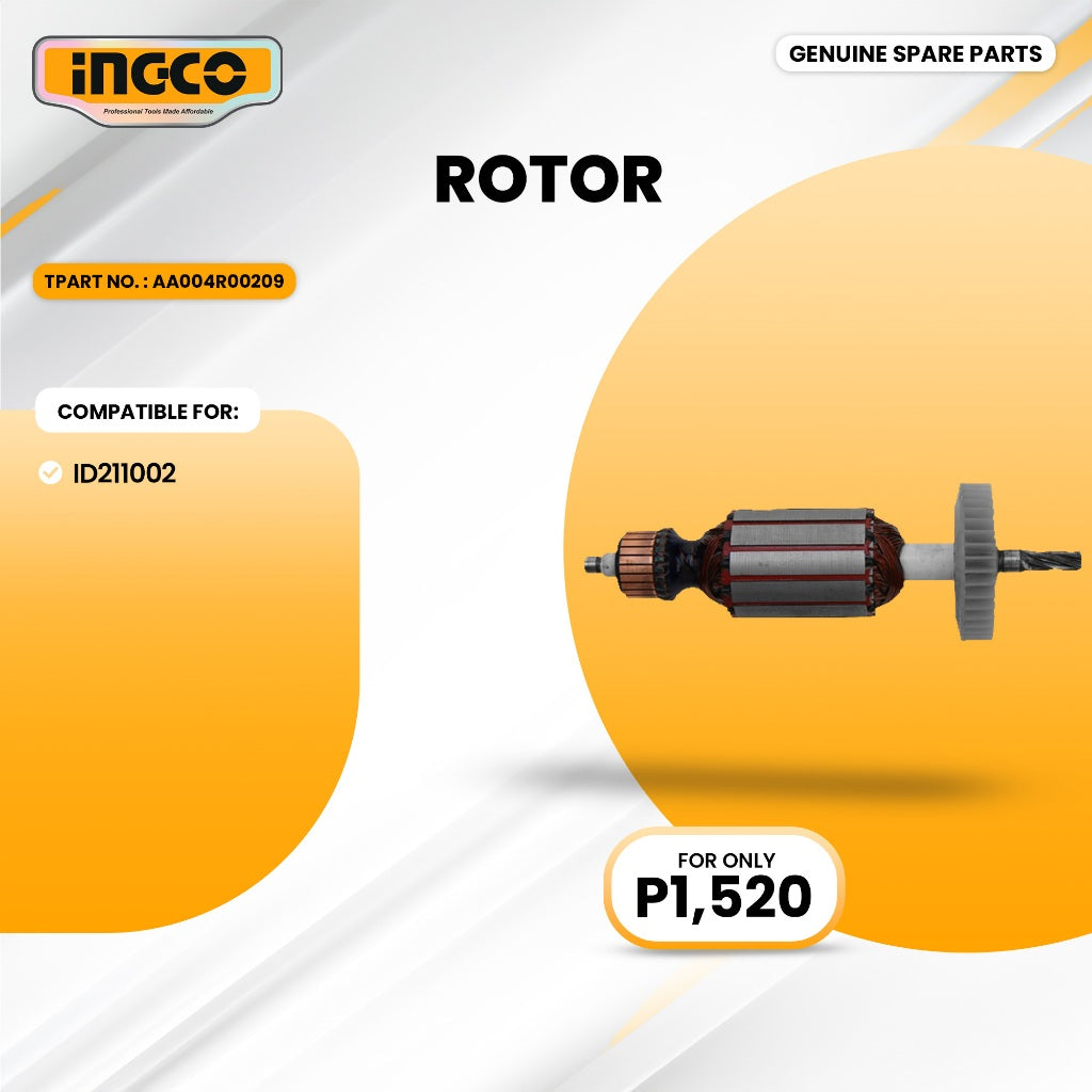 INGCO AA004R00209 Rotor for ID211002 Impact Drill1100W 16mm ING-SP