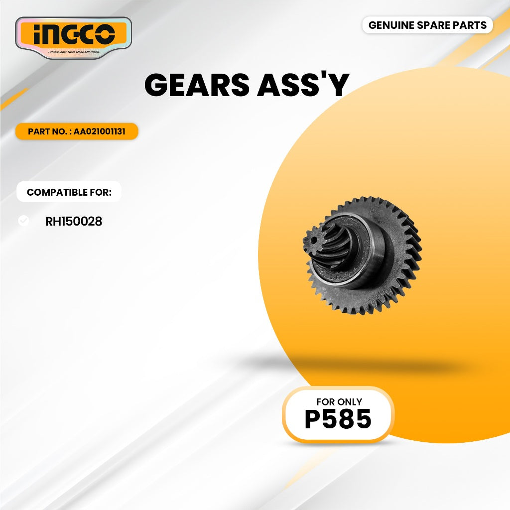 INGCO AA021001131 Gears Ass'Y for RH150028 Rotary Hammer 1500W ING-SP