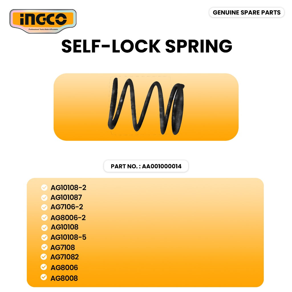 INGCO AA001000014 Angle Grinder SELF-LOCK SPRING ING-SP