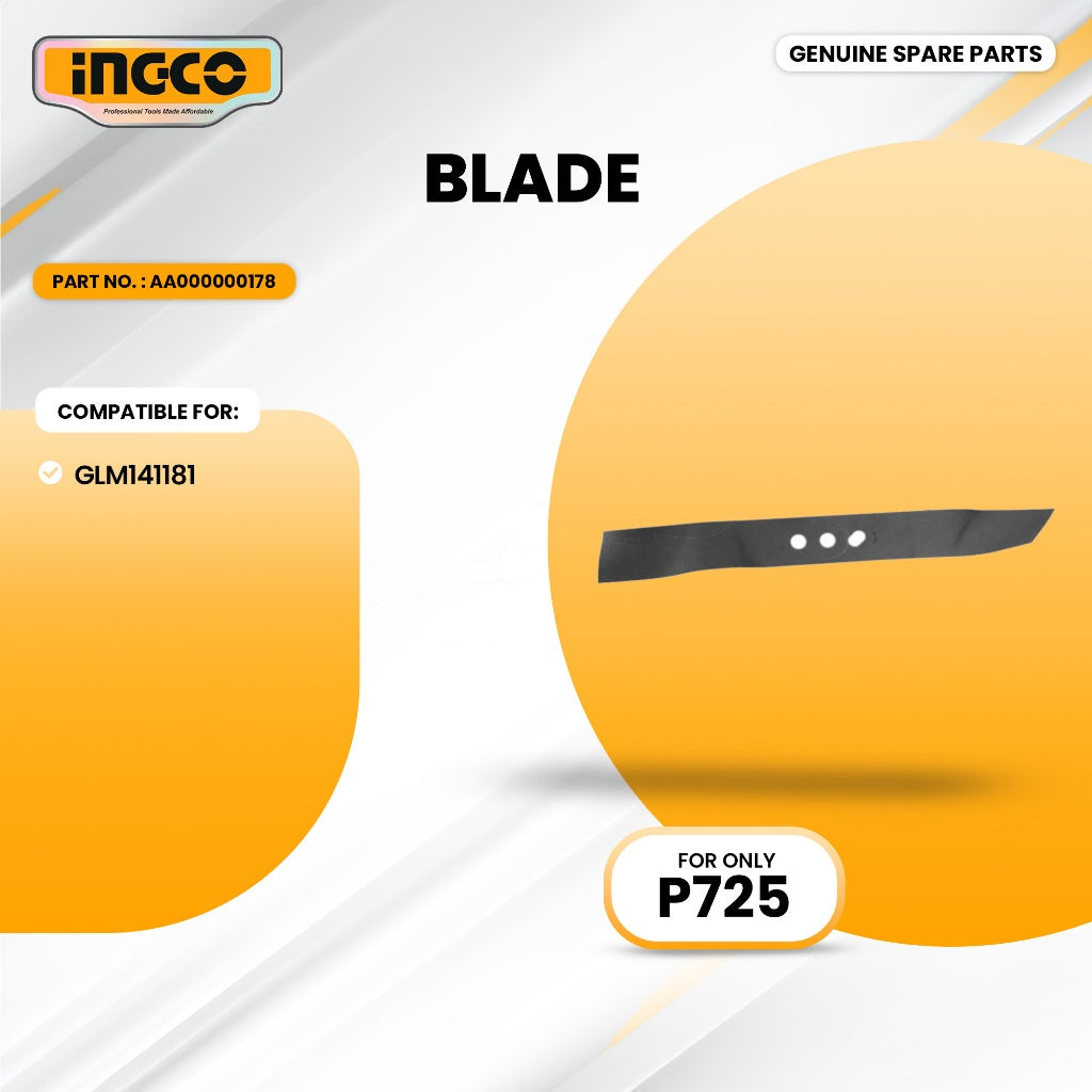 INGCO AA000000178 Blade for GLM141181 Gasoline Lawn Mower ING-SP