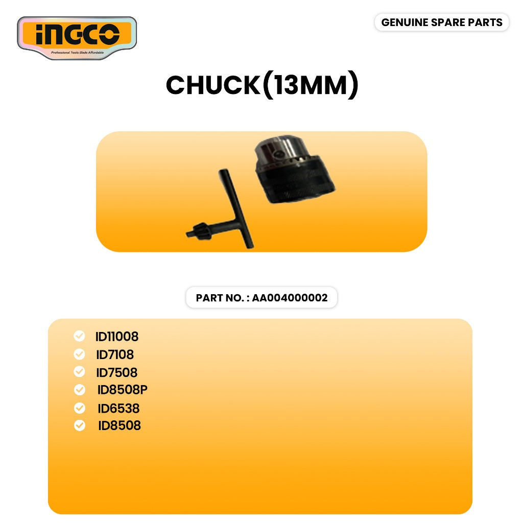 INGCO AA004000002 Impact Drill Chuck(13mm) ING-SP