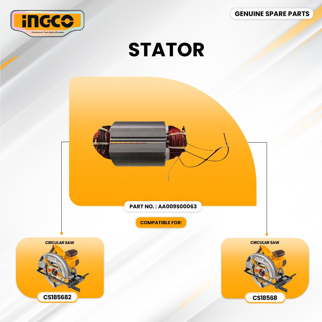 INGCO AA009S00063 Ciruclar Saw Stator ING-SP