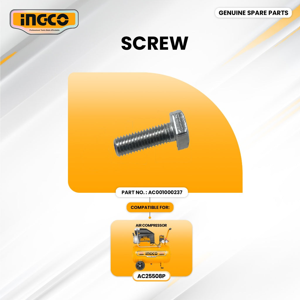 INGCO AC001000237 Screw for AC25508P Air Compressor 1.8kW (2.5HP) ING-SP