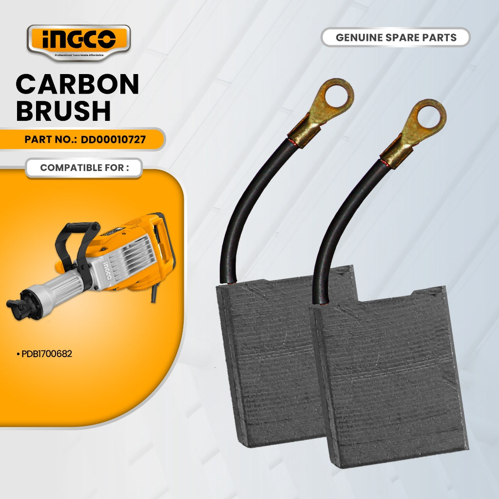 INGCO DD00010727 Carbon Brush for PDB1700682 Demolition Breaker 1700W ING-SP