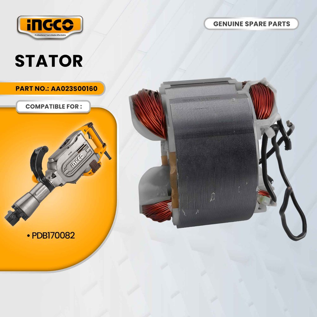 INGCO AA023S00160 Stator for PDB170082 Demolition Breaker 1700W ING-SP