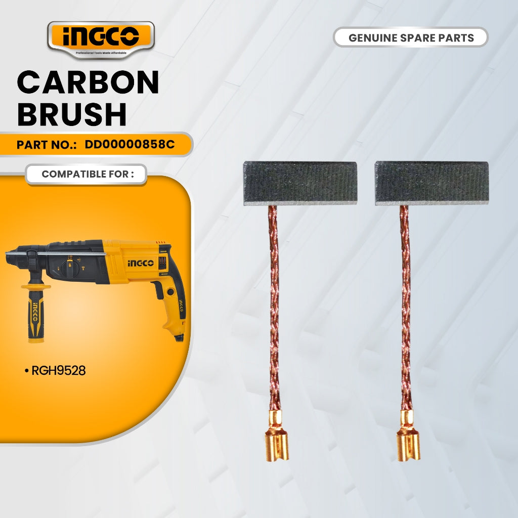 INGCO DD00000858C Carbon Brush for RGH9528 Rotary Hammer Drill 950W ING-SP