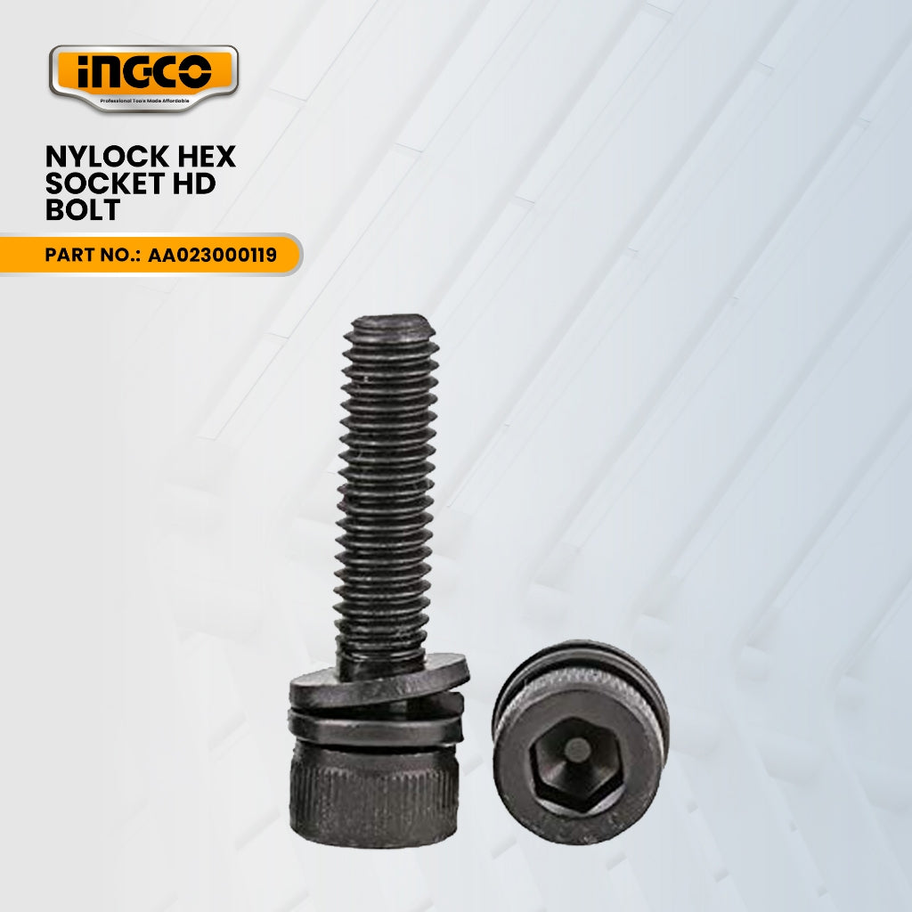 INGCO AA023000119 Nylock Hex Socket HD Bolt for PDB170082 Demolition Breaker 1700W ING-SP