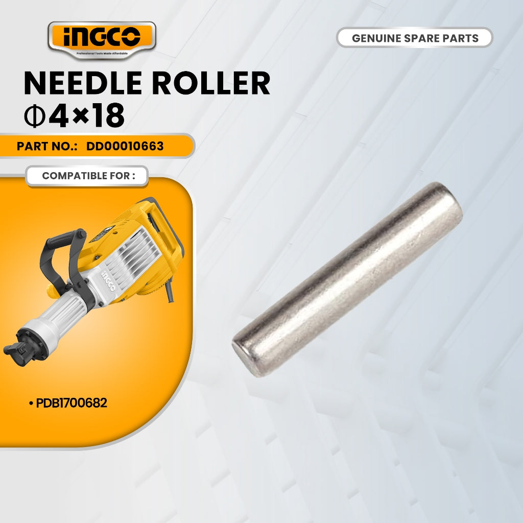 INGCO DD00010663 Needle Roller Φ4×18 for PDB1700682 Demolition Breaker 1700W ING-SP