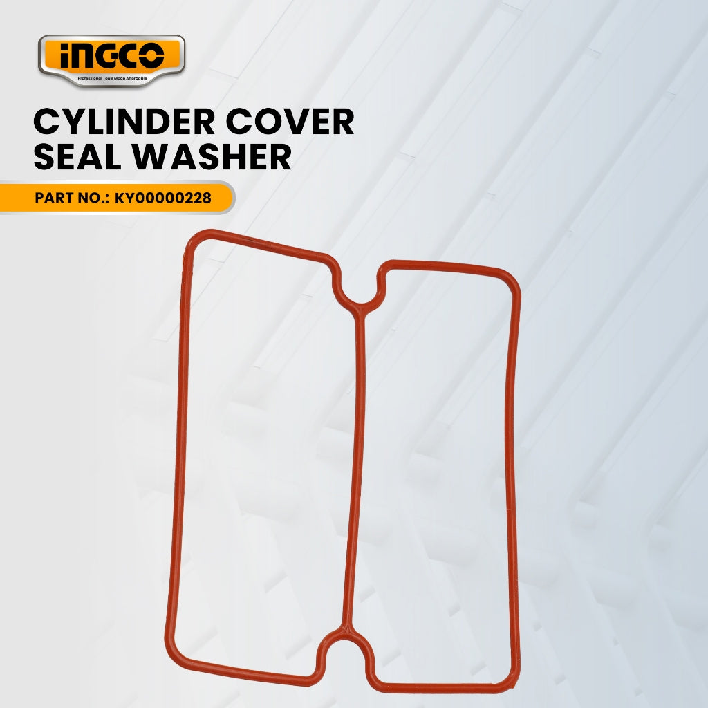 INGCO KY00000228 Cylinder Cover Seal Washer for ACS112501P Air Compressor Oliless (X2) 1500W (2HP) 5 ING-SP