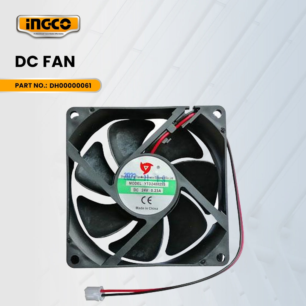 INGCO DH00000061 DC fan for ING-MMA3503P Inverter MMA Welding Machine 350A ING-SP