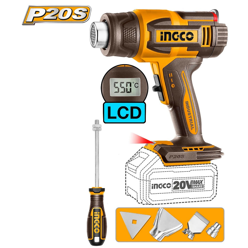 ingco p20s/20v 5pcs combo kit cosli250592 alternate view