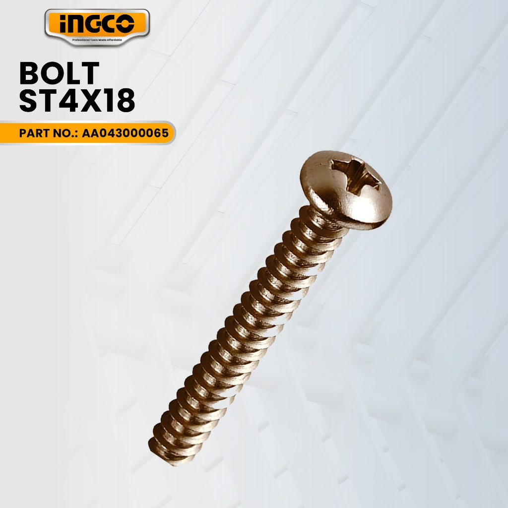 INGCO AA043000065 Bolt St4x18 for RS3208 Rotary Sander 320W ING-SP