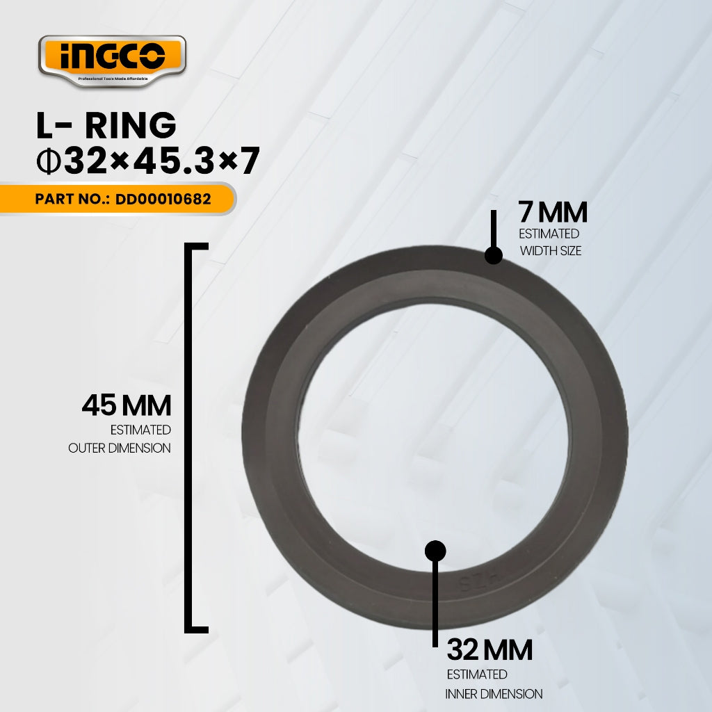 INGCO DD00010682 L- Ring Φ32×45.3×7 for PDB1700682 Demolition Breaker 1700W ING-SP