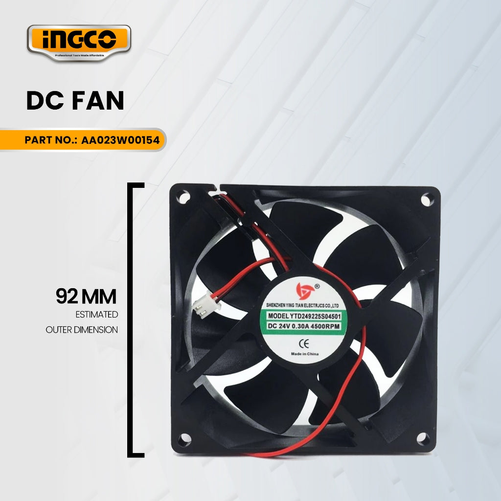 INGCO DH00000046 DC fan for ING-MMA3505P Inverter MMA Welding Machine 350A ING-SP