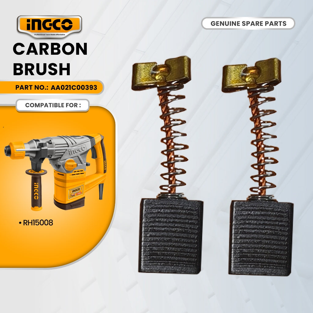 INGCO AA021C00393 Carbon Brush for RH15008 Rotary Hammer 1500W ING-SP