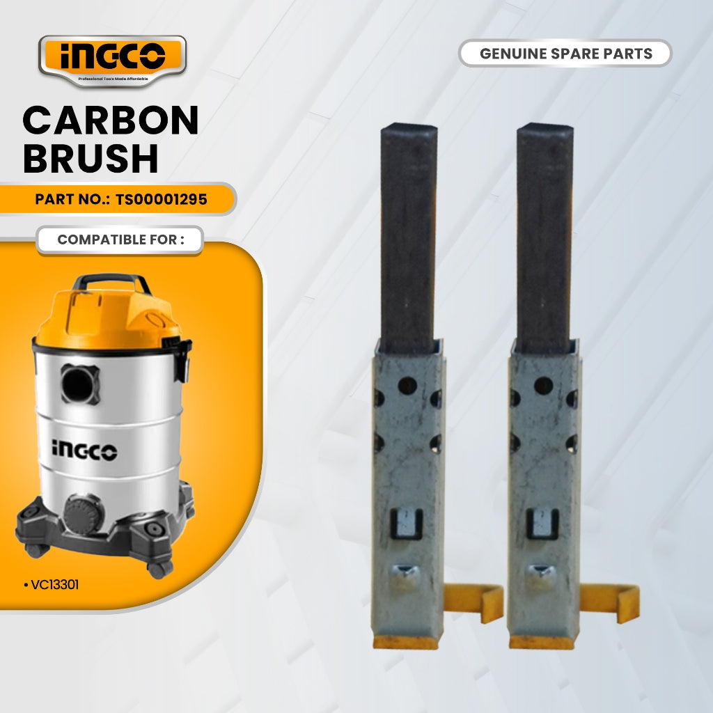 INGCO TS00001295 Carbon Brush for VC13301 Vacuum Cleaner 1300W 30L ING-SP