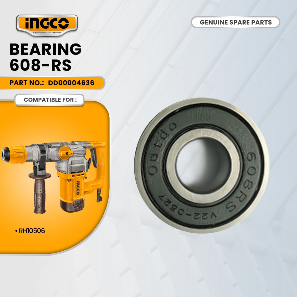 INGCO DD00004636 Bearing 608-RS for RH10506 Rotary Hammer 1050W ING-SP
