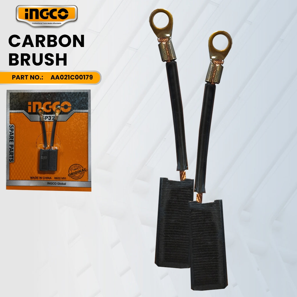 INGCO AA021C00179 Carbon Brush for RH120068 Rotary Hammer 38MM 1200W ING-SP