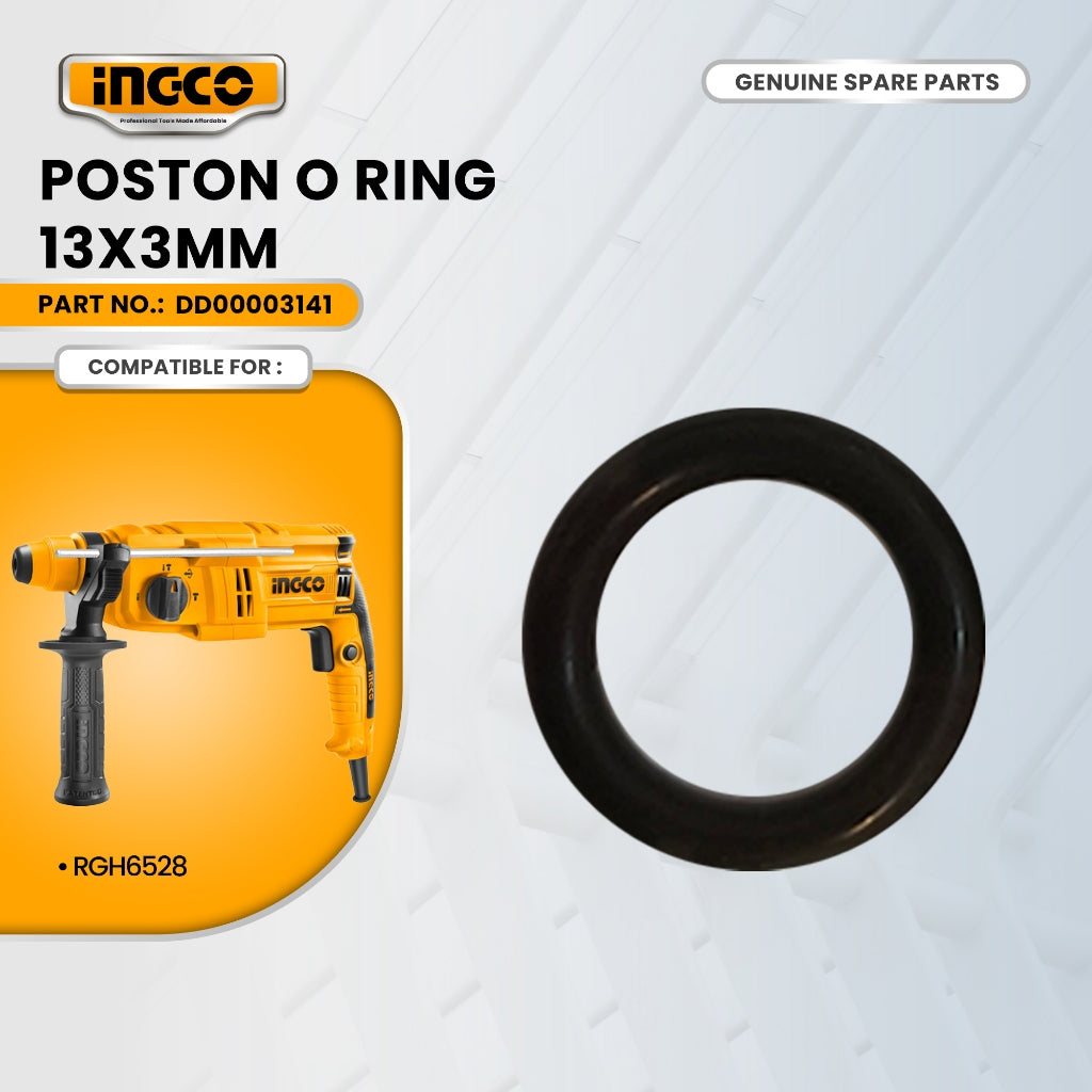 INGCO DD00003141 Poston O Ring 13X3MM for RGH6528 Rotary Hammer 650W ING-SP