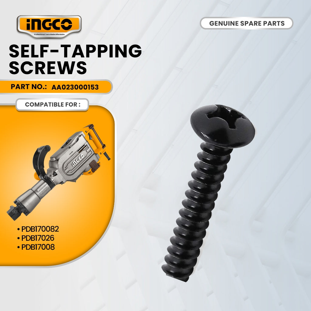 INGCO AA023000153 Self-tapping Screws for PDB170082 Demolition / Jack Hammer 1700W ING-SP