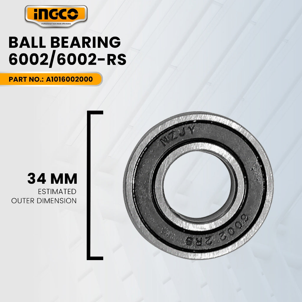 INGCO A1016002000 Ball Bearing6002/6002-RS for CS235222 Circular Saw 9-1/4" 2200W ING-SP