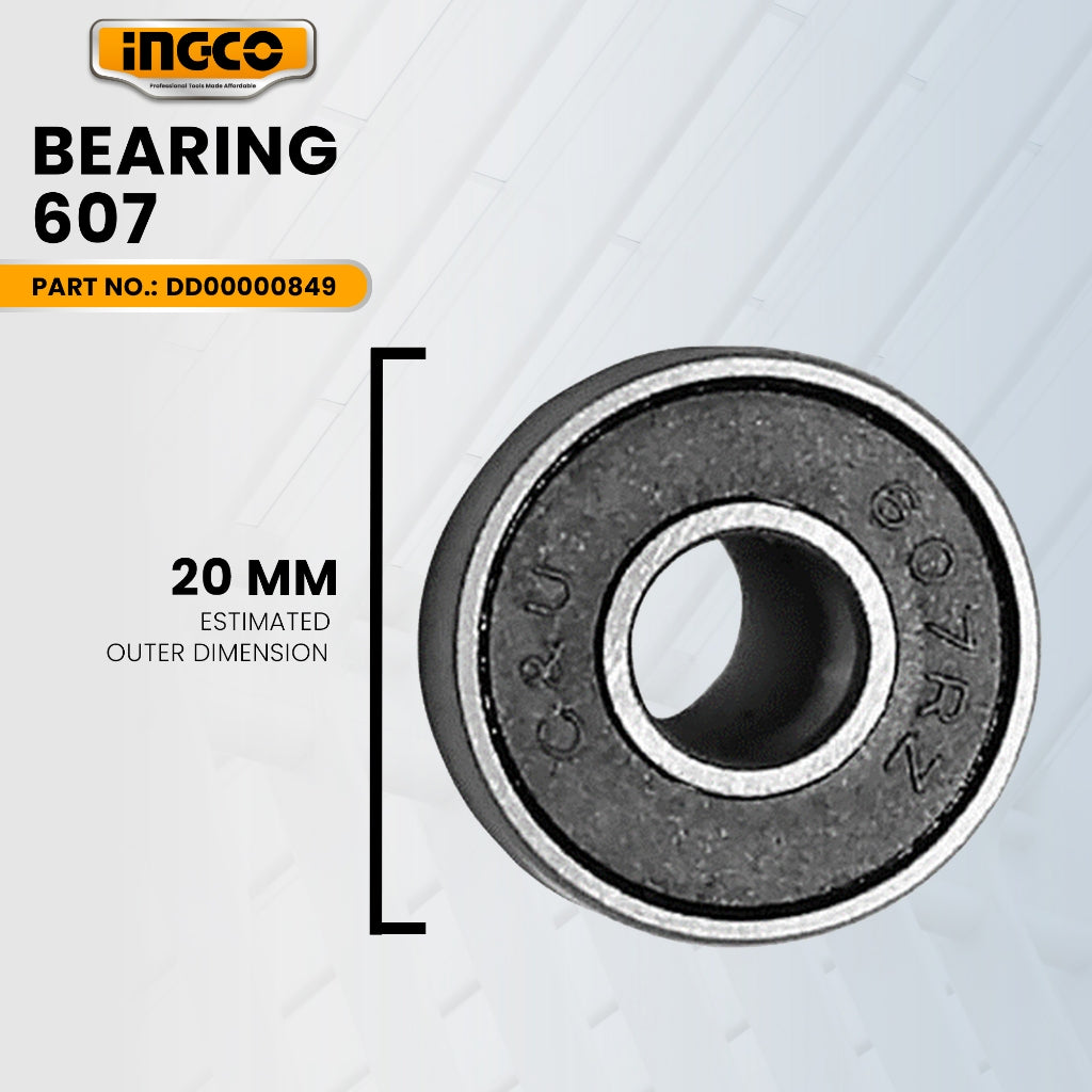 INGCO DD00000849 Bearing 607 for RGH9528 Rotary Hammer 950W ING-SP