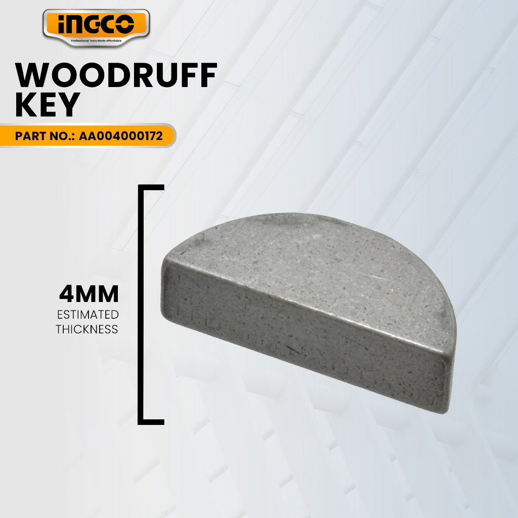 INGCO AA004000172 woodruff key for ID68016P Impact Drill 680W (SP) ING-SP