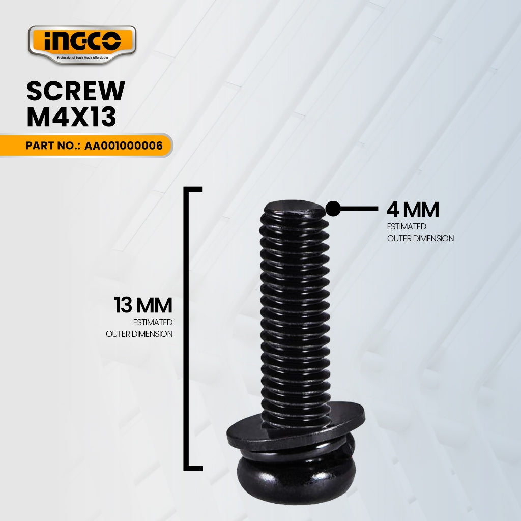 INGCO AA001000006 Angle GrinderScrew M4X13 ING-SP