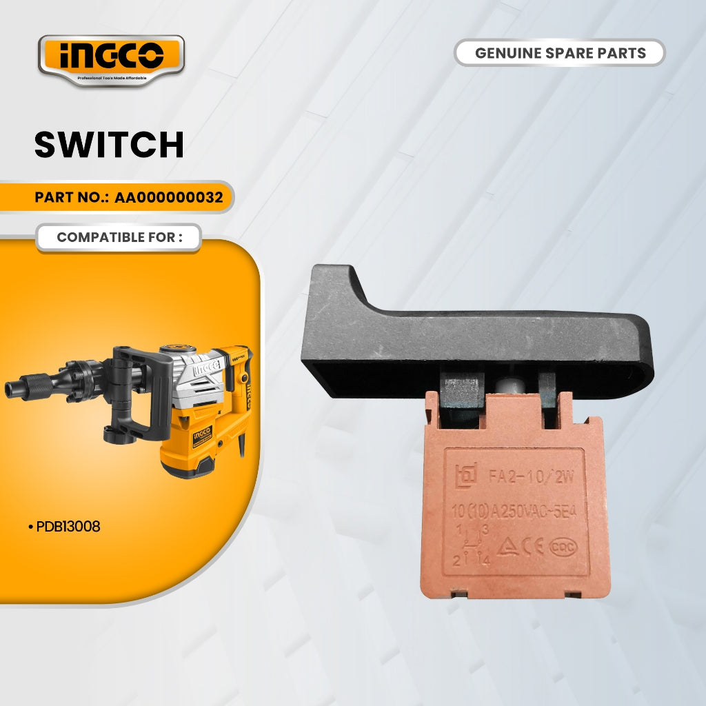 INGCO AA000000032 Switch for PDB13008 Demolition Breaker 1300W ING-SP