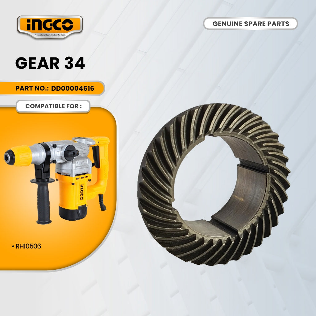 INGCO DD00004616 Gear34 for RH10506 Rotary Hammer 1050W ING-SP