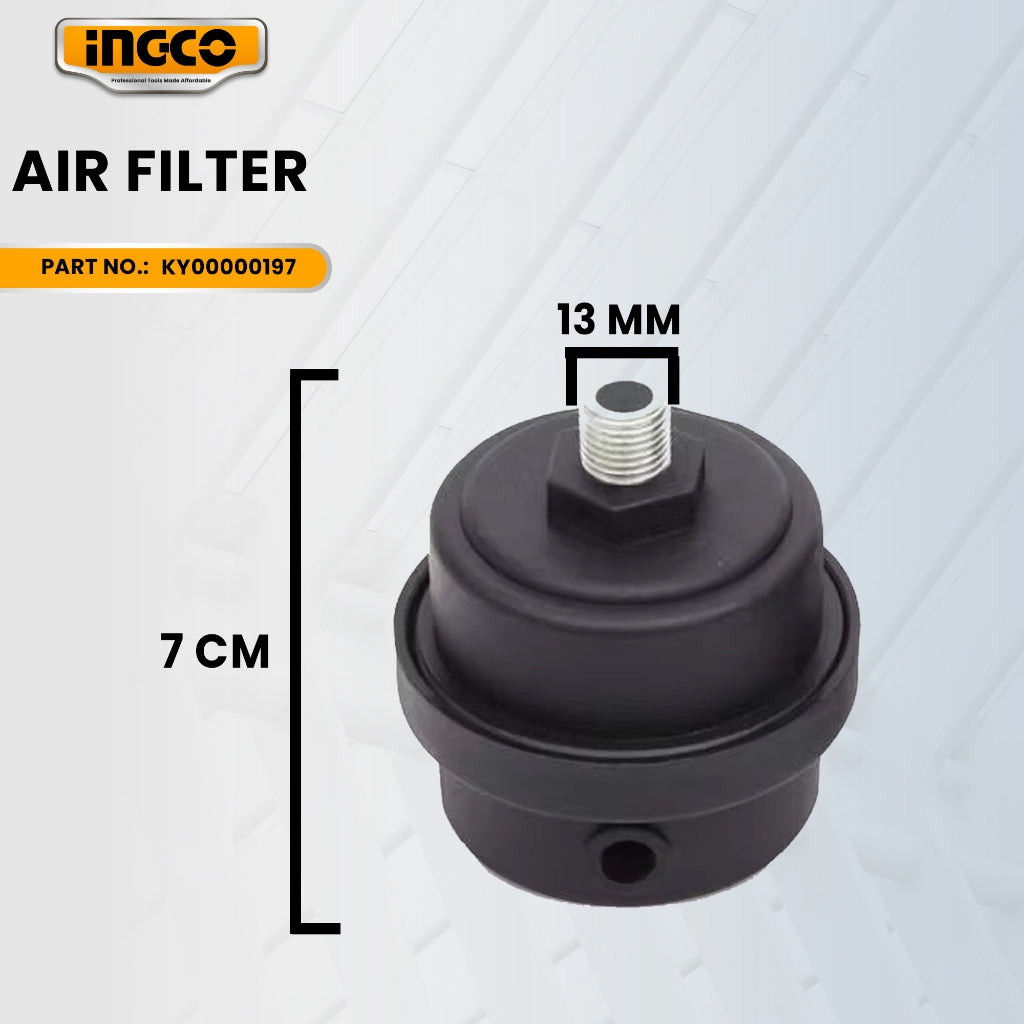 INGCO KY00000197 Air Filter for ACS175241P Air Compressor Oilless 750W (1HP) 24L ING-SP