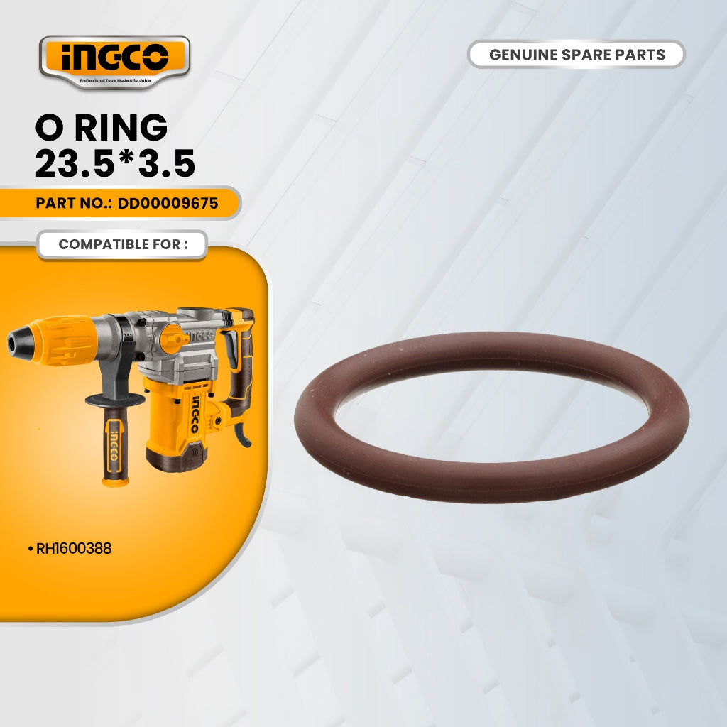 INGCO DD00009675 O ring 23.5*3.5 for RH1600388 Rotary Hammer 1600W ING-SP