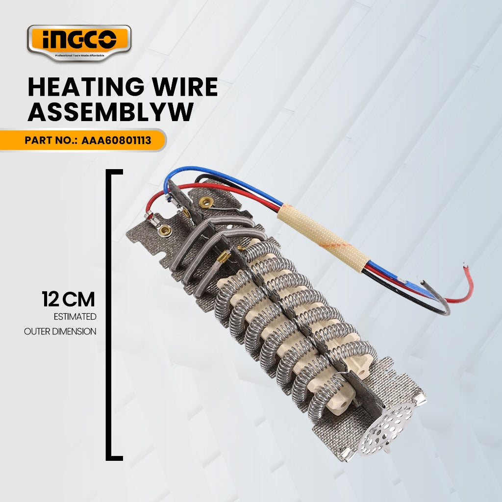 INGCO AAA60801113 Heating Wire Assembly for HG2000385 Heat Gun (SS) ING-SP