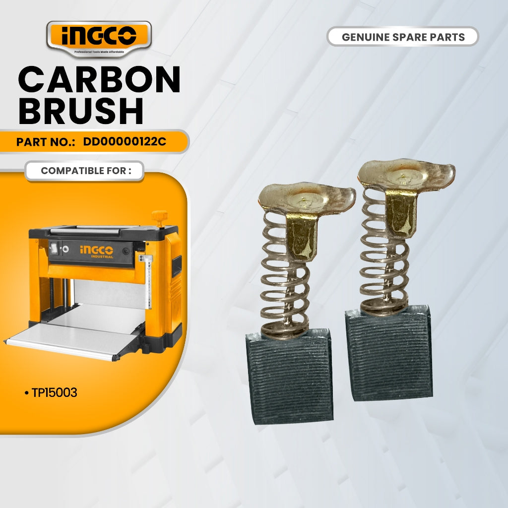 INGCO DD00000122C Carbon Brush for TP15003 Thickness Planer 1500W ING-SP