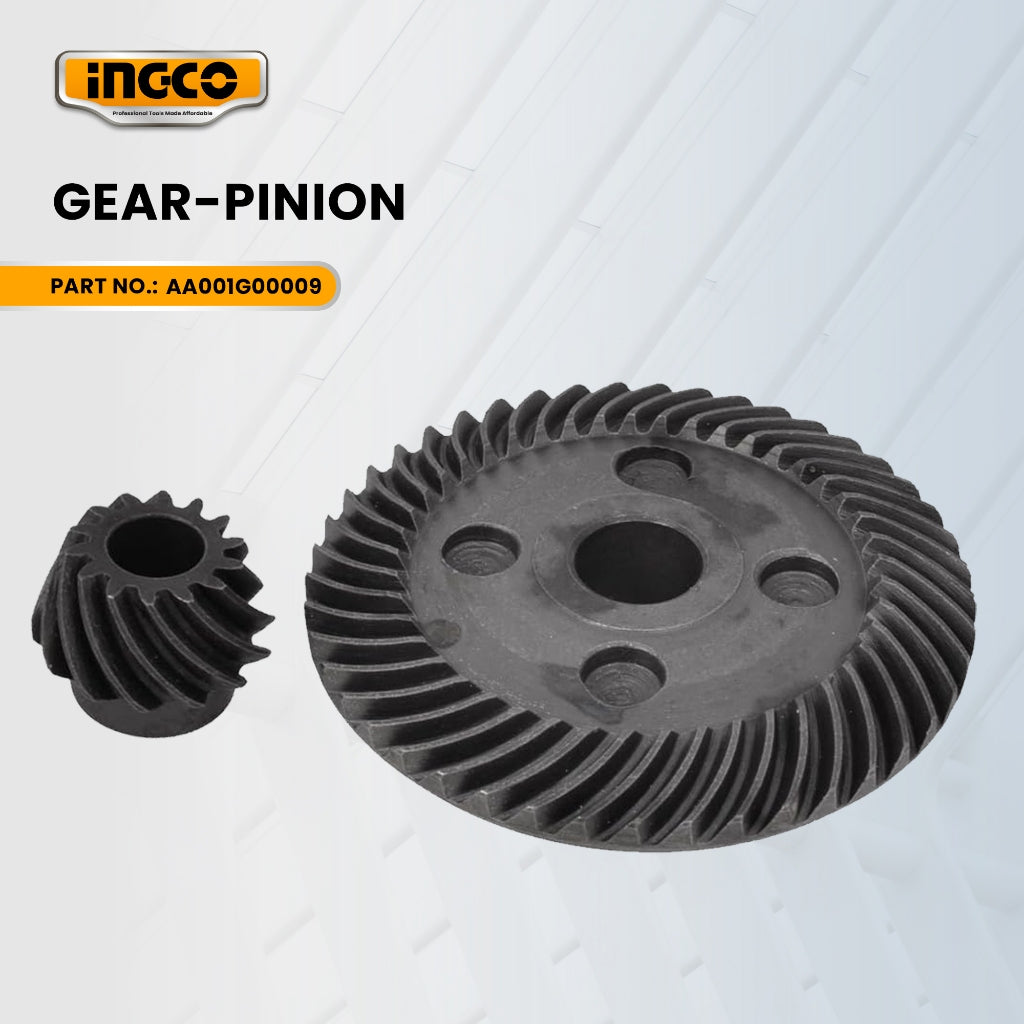 INGCO AA001G00009 Gear/Pinion for AG101087 Angle Grinder 4" 1010W (VS) ING-SP