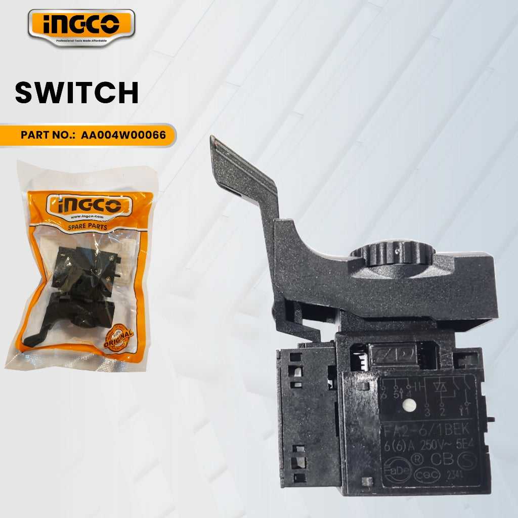 INGCO AA004W00066 Switch for ID211008 Impact Drill 1100W ING-SP
