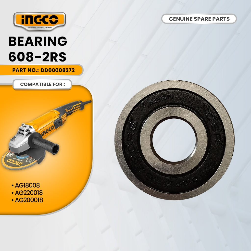 INGCO DD00008272 Bearing 608-2RS for AG18008 Angle Grinder 7" 1800W ING-SP
