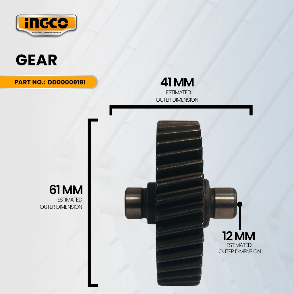 INGCO DD00009191 Gear for PDB17026 Demolition Breaker ING-SP