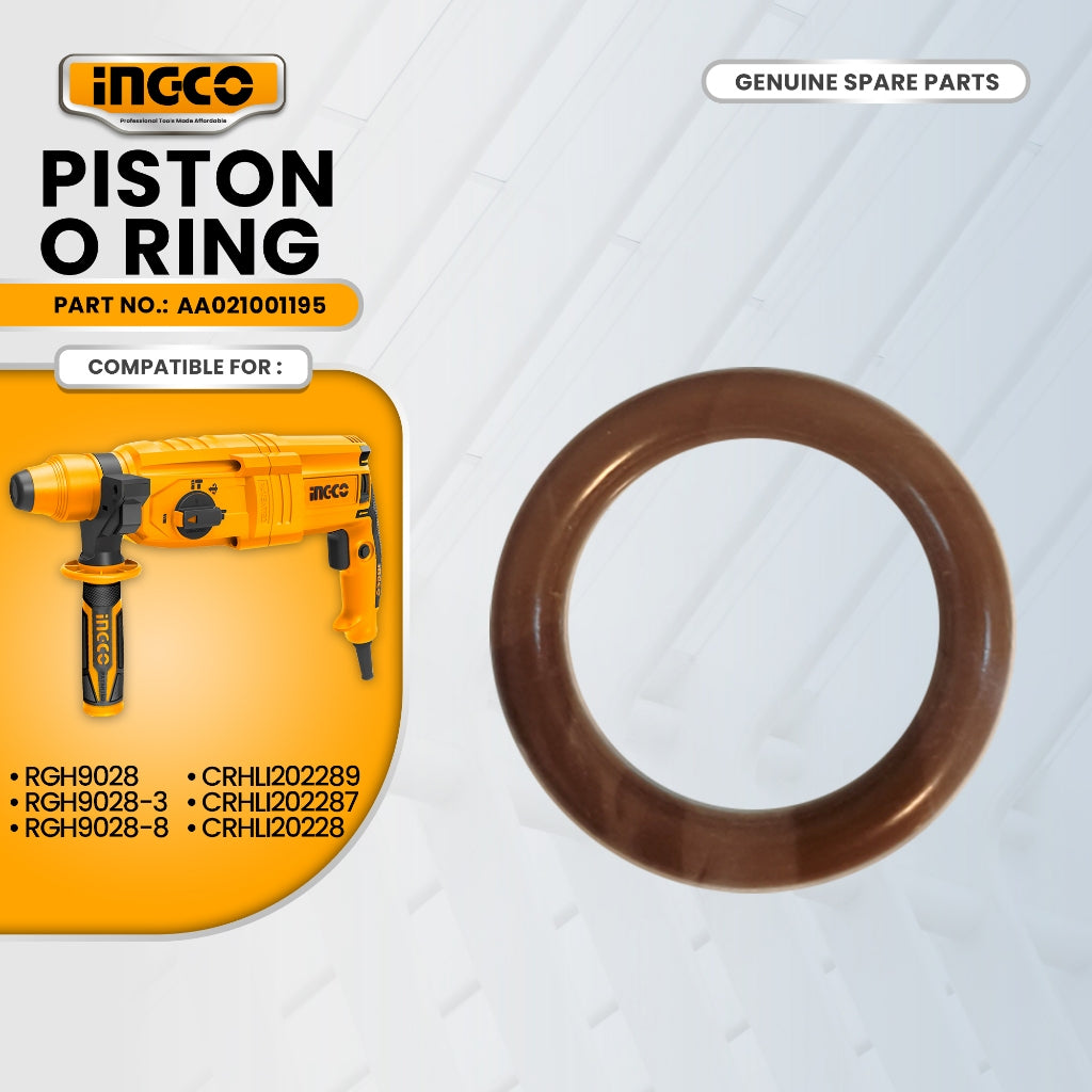 INGCO AA021001195 Piston O Ring φ15.1x3 for CRHLI202289 Rotary Hammer ING-SP