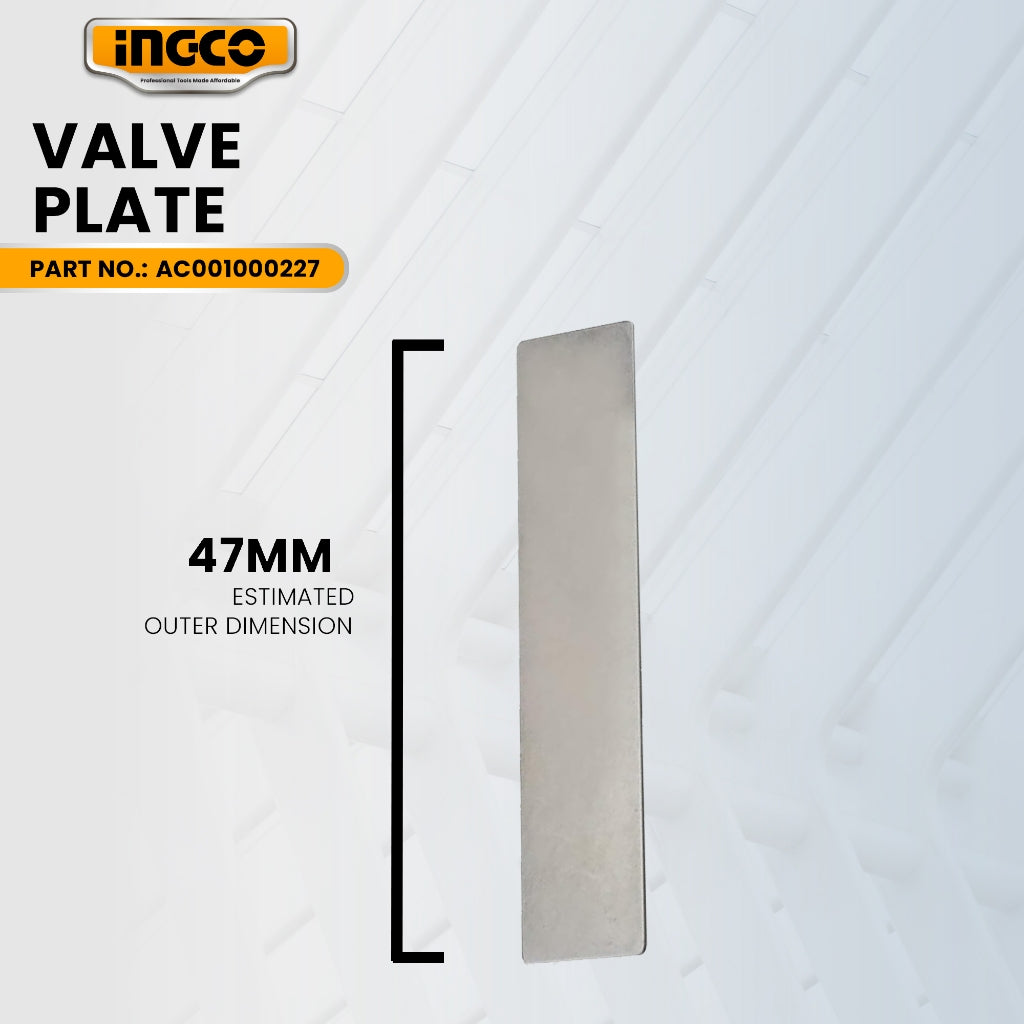 INGCO AC001000227 Valve Plate for AC25508P Air Compressor 1.8kW (2.5HP) ING-SP