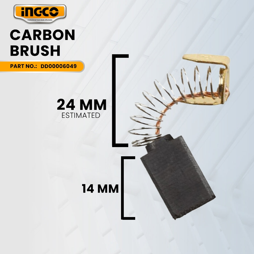 INGCO DD00006049 Carbon Brush for PL6808P Electric Planer 680W ING-SP