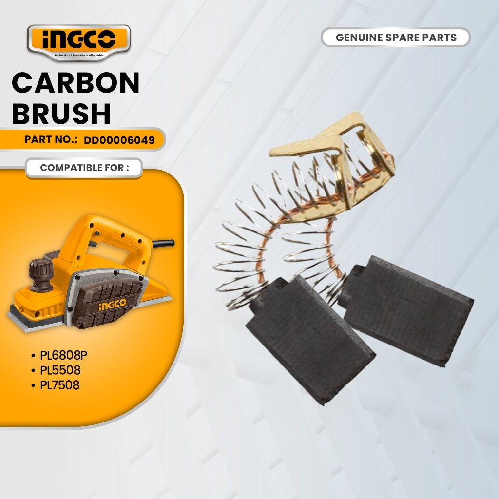 INGCO DD00006049 Carbon Brush for PL6808P Electric Planer 680W ING-SP