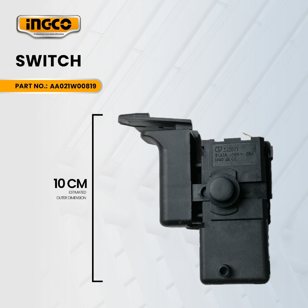 INGCO AA021W00819 Switch for RGH6508 Rotary Hammer 650W ING-SP