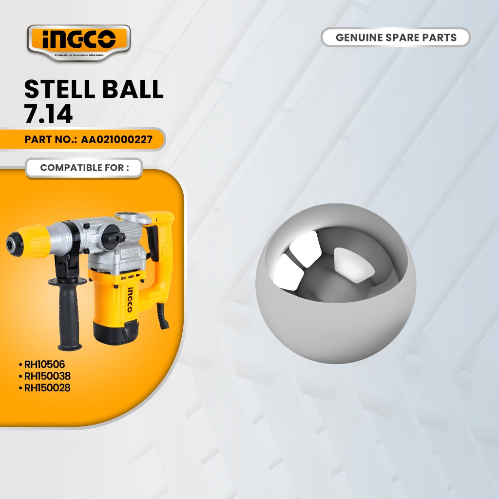 INGCO AA021000227 Rotary Hammer 1050W Stell Ball 7.14 ING-SP