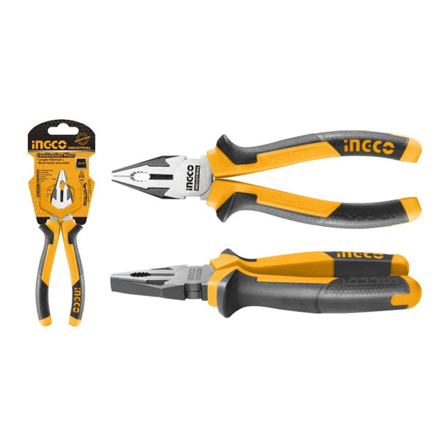 Ingco 7 inch industrial combination pliers CR-V steel
